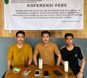 Jkms-jakarta Melakukan Konferensi Pers, Desak Kpk Ri Untuk Segera Memeriksa Kajati Sultra Dan Artis Ibu Kota Inisial (CE)