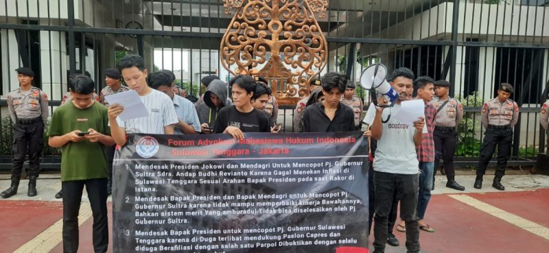 Di Nilai Gagal, FAMHI Sultra-Jakarta Meminta Bapak Presiden Mencopot Pj Gubernur Sultra