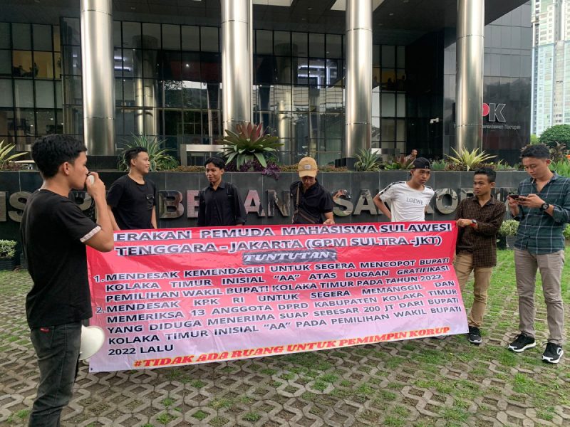 Dugaan Gratifikasi Bupati Koltim Dan 13 Oknum DPRD, GPM Sultra-Jakarta : Panggil Dan Periksa Bupati Koltim Inisial “AA” Dan 13 Anggota DPRD Kab. Koltim