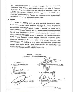 GEGER.!! Awalnya Dianggap Tak Melanggar Hukum Penambangan KSO ANTAM, Seketika Berubah Menjadi “Cacat Hukum” Oleh Kejati Sultra, Ada apa.?