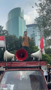 Demonstrasi Terkait Pembangunan Gedung ESDM Sultra Mangkrak, Presidium CIA-Korupsi Sebut Oknum Kadis