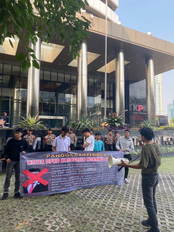 HIPMA Konsel-Jakarta Desak KPK RI memeriksa Ketua DPRD Konsel Dan APH Konsel Yang Diduga Kerap Menerima Fee Dari PT. WIN