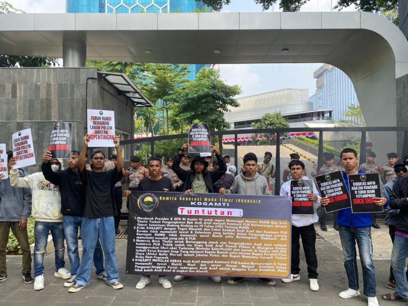 Desak Batalkan Pengangkatan Andi Arief Komisaris PT. PLN, KOGAMTI : Menteri BUMN Harus Bertanggung Jawab