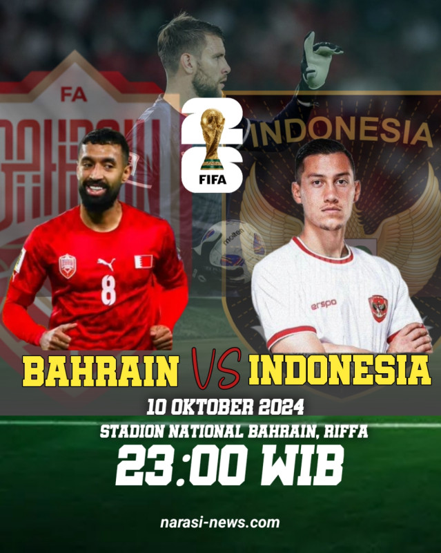 Berikut Prediksi Susunan Pemain Timnas Indonesia VS Bahrain Di Kualifikasi Piala Dunia 2026