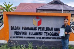 Soal Pengumpulan NIK Cagub Sultra Nomor Urut 02, LPD Sultra Resmi di Laporkan ke Bawaslu