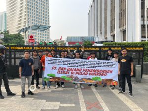 PT. GKP Masih Saja Beraktivitas di Pulau Wawonii Pasca Putusan MK, Lembaga HP21N dan KOMANDO Geruduk Gedung Harita Group Minta PT. GKP Angkat Kaki