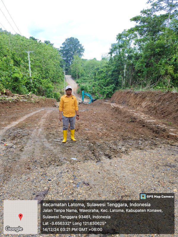 Himpunan Aktivis Muda Konawe Raya Desak Perbaikan Jalan, Dinas PUPR Gerak Cepat Atasi Longsor di Latoma