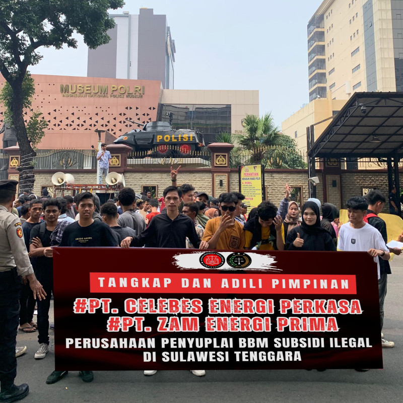 Dugaan Penjualan BBM Ilegal oleh PT. CEP dan PT. ZEP di Sultra, KMPPH Desak Kapolri Tindak Tegas Unsur Pimpinan