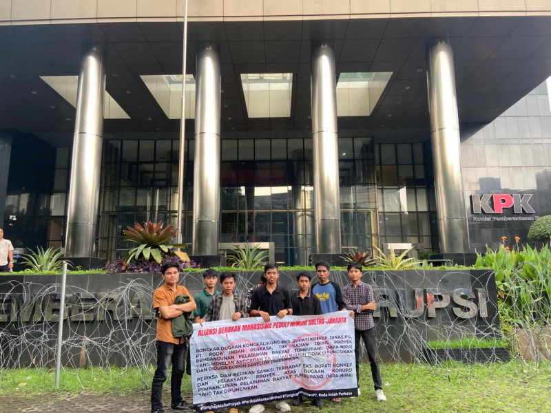Unras Jilid 2 di KPK, AGMH Sultra Laporkan Dugaan Dua Proyek Mangkrak Senilai 17,6 Miliar di Konawe Kepulauan