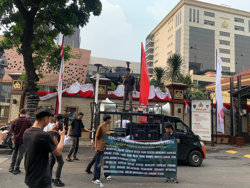 Aliansi Pemuda Konawe Utara Desak Kapolri Copot Kapolres Soal Dugaan Tambang Ilegal